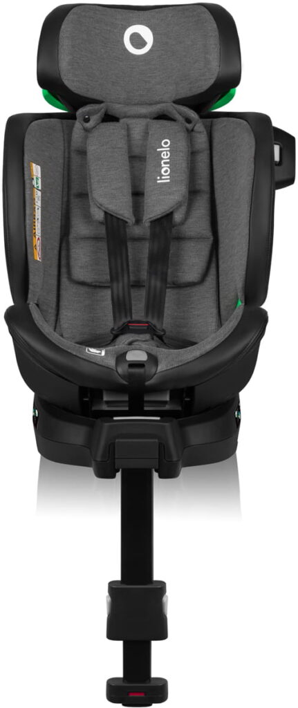 Lionelo Harmony I-Size autokrēsliņš 40-150cm krāsa Grey Graphite Leather