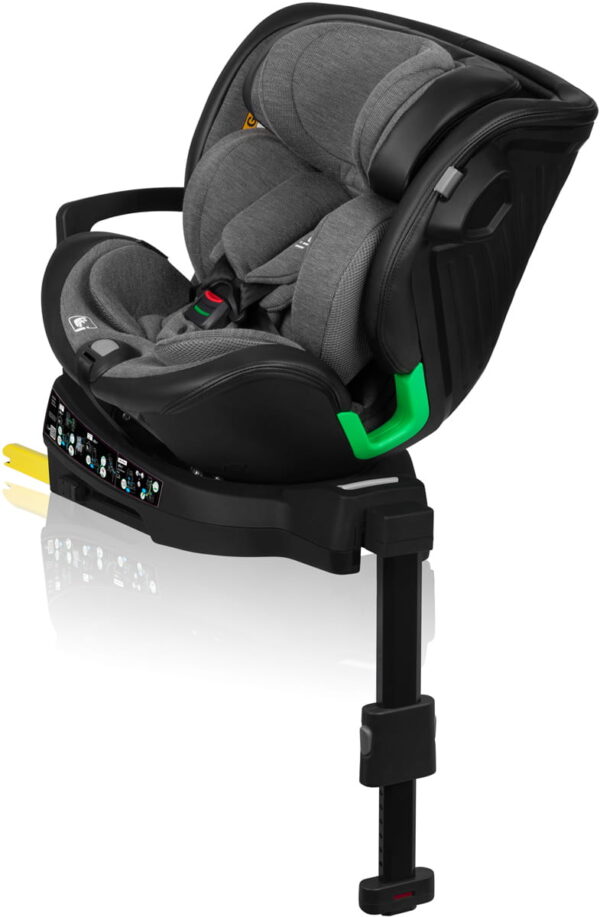 Autokreslini.lv | Harmony I-Size autokrēsliņš 40-150cm krāsa Grey Graphite Leather bilde #3