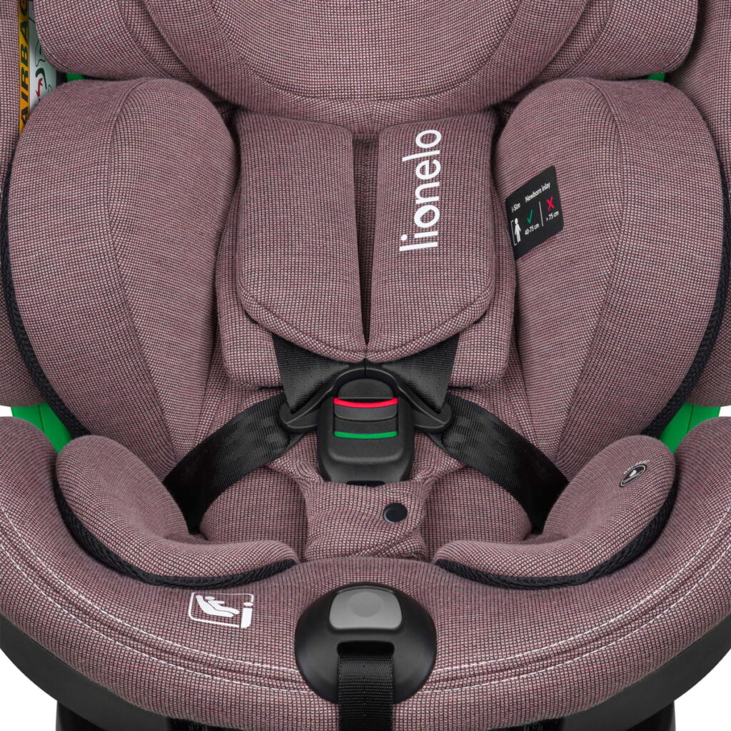 Lionelo Harmony I-Size autokrēsliņš 40-150cm krāsa Pink Mauve Bamboo