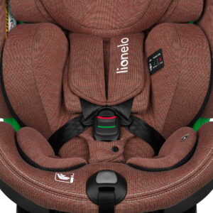Lionelo Harmony I-Size autokrēsliņš 40-150cm krāsa Red Brick Bamboo
