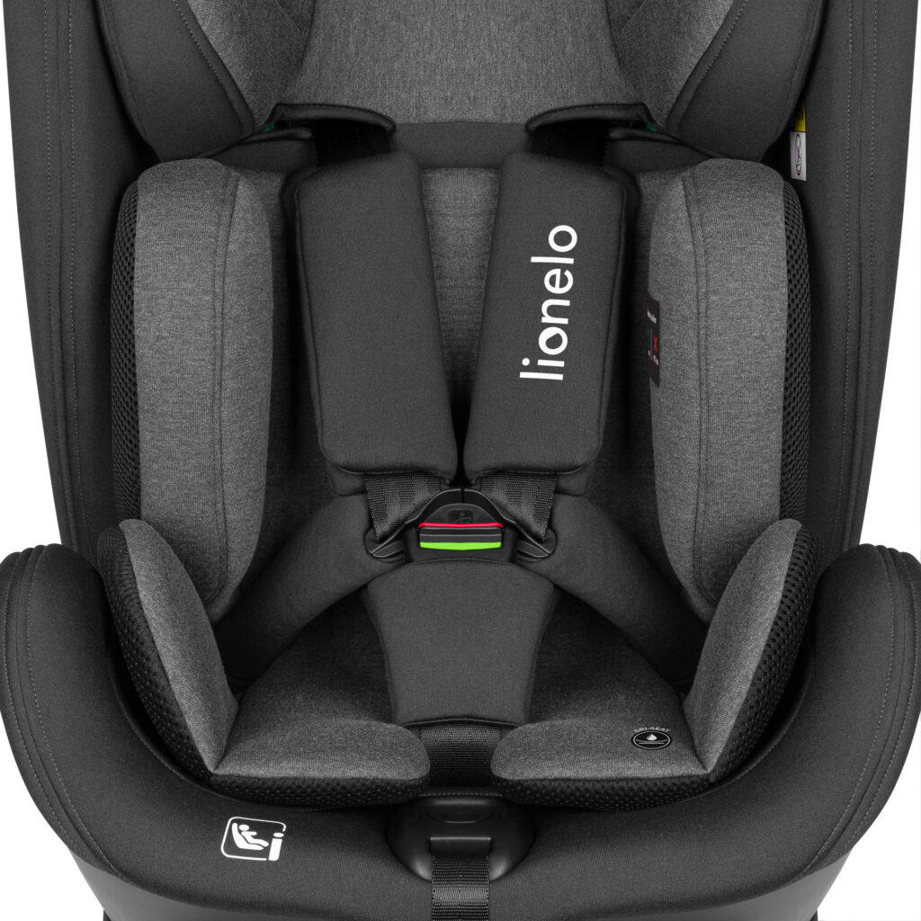 Lionelo Harper I-Size autokrēsliņš 76-150cm krāsa Black Carbon Grey