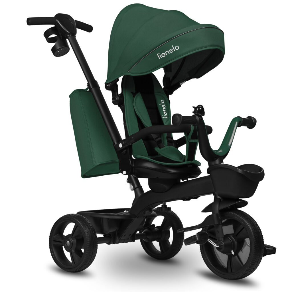 Lionelo KORI stumjamais trīsritenis bērniem krāsa GREEN EMERALD