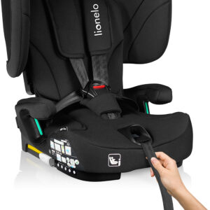 Lionelo Nelly I-Size salokāms autokrēsliņš bērniem 76-150cm krāsa Black Carbon