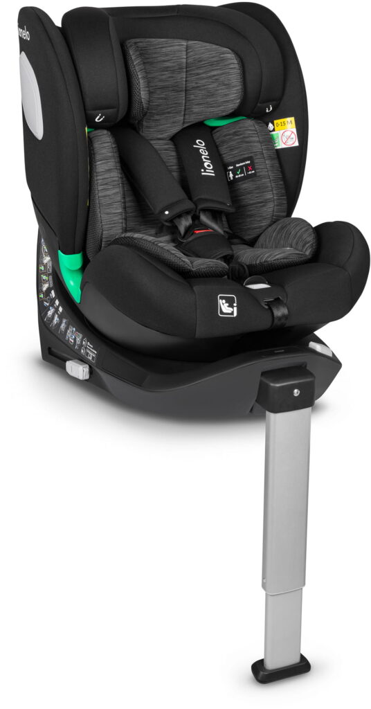 Lionelo Braam I-Size autokrēsliņš 40-150cm krāsa Carbon Black