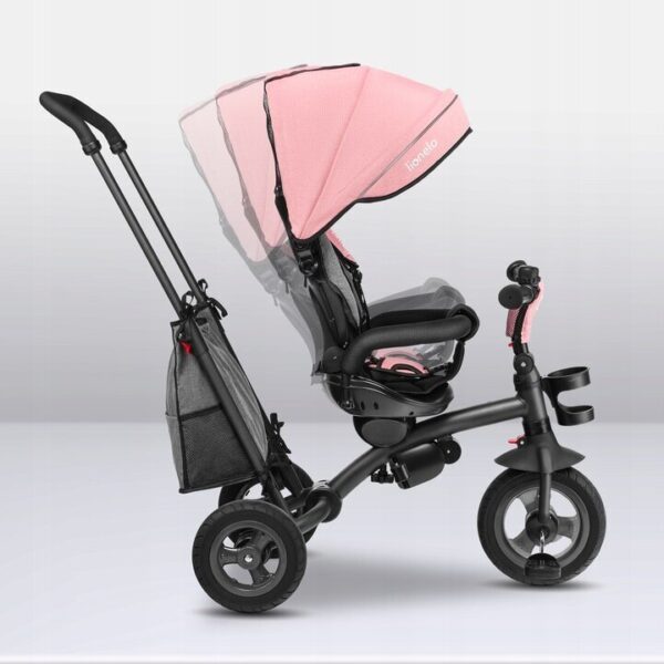 Autokreslini.lv | TRIS stumjamais trīsritenis krāsa CANDY ROSE/GREY bilde #15