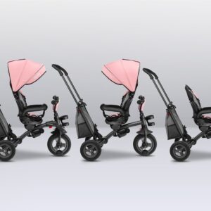 Lionelo TRIS stumjamais trīsritenis krāsa CANDY ROSE/GREY