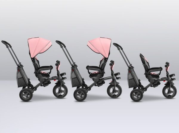 Autokreslini.lv | TRIS stumjamais trīsritenis krāsa CANDY ROSE/GREY bilde #9
