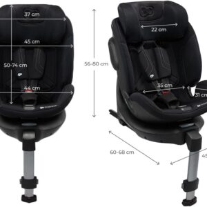 Kinderkraft Xrider 2 I-Size autokrēsliņš bērniem 40-150cm krāsa Black