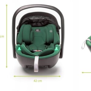 4Baby NEO I-Size autokrēsliņš mazuļiem 40-87cm krāsa Dark Green