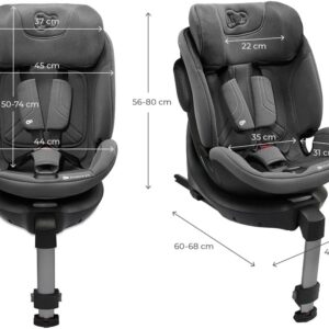 Kinderkraft Xrider 2 I-Size autokrēsliņš bērniem 40-150cm krāsa Grey