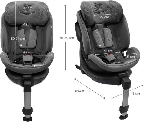 Autokreslini.lv | Xrider 2 I-Size autokrēsliņš bērniem 40-150cm krāsa Grey bilde #31