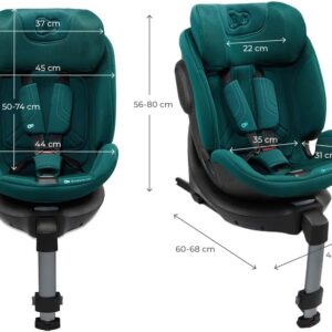 Kinderkraft Xrider 2 I-Size autokrēsliņš bērniem 40-150cm krāsa Green