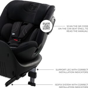 Kinderkraft Xrider 2 I-Size autokrēsliņš bērniem 40-150cm krāsa Black