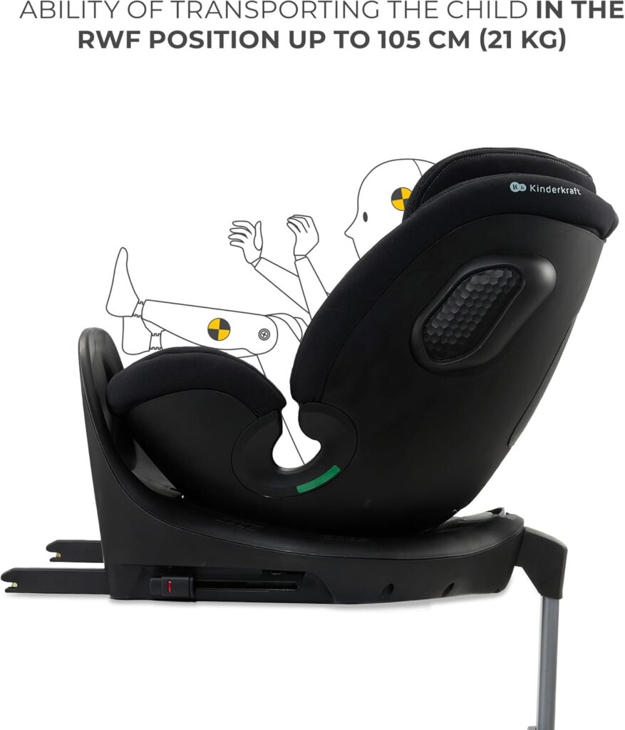 Kinderkraft Xrider 2 I-Size autokrēsliņš bērniem 40-150cm krāsa Black