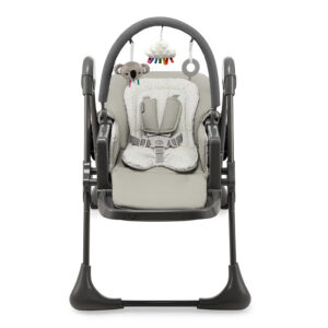 Kinderkraft Tummie barošanas krēsliņš 2in1 krāsa Grey