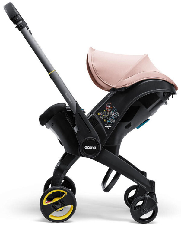 Autokreslini.lv | I I-Size autokrēsliņš/ratiņi bērniem 40-85cm krāsa Blush Pink bilde #11