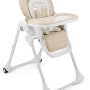 Kinderkraft Tummie barošanas krēsliņš 2in1 krāsa Beige