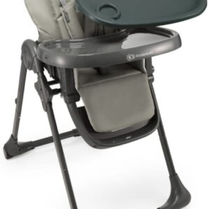 Kinderkraft Tummie barošanas krēsliņš 2in1 krāsa Grey