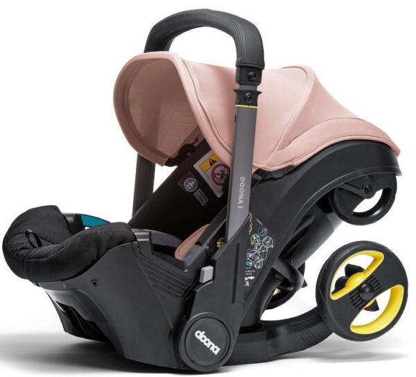 Autokreslini.lv | I I-Size autokrēsliņš/ratiņi bērniem 40-85cm krāsa Blush Pink bilde #1