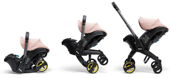 Autokreslini.lv | I I-Size autokrēsliņš/ratiņi bērniem 40-85cm krāsa Blush Pink bilde #13