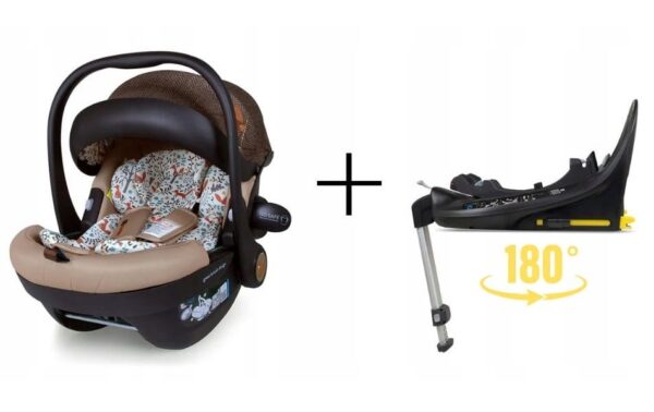 Autokreslini.lv | Acorn 2 I-Size autokrēsliņš mazuļiem 40-87cm krāsa Foxford Hall ar Isofix bāzi bilde #7
