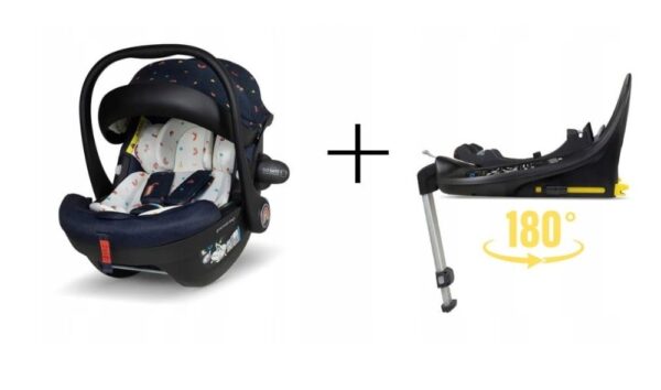 Autokreslini.lv | Acorn 2 I-Size autokrēsliņš mazuļiem 40-87cm krāsa Doodle Days ar Isofix bāzi bilde #9