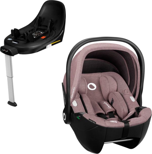 Autokreslini.lv | Moxie i-Size autokrēsliņš 40-87cm krāsa Pink Mauve + rotējoša Isofix bāze bilde #5