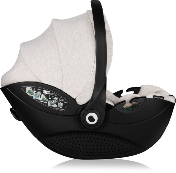 Autokreslini.lv | Moxie i-Size autokrēsliņš 40-87cm krāsa Beige Sand + rotējoša Isofix bāze bilde #25