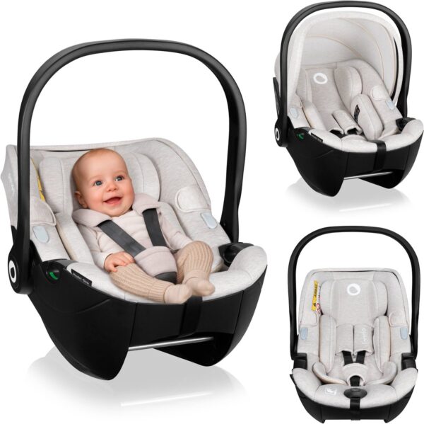 Autokreslini.lv | Moxie i-Size autokrēsliņš 40-87cm krāsa Beige Sand + rotējoša Isofix bāze bilde #29