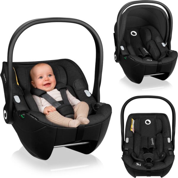 Autokreslini.lv | Moxie i-Size autokrēsliņš 40-87cm krāsa Black Carbon + rotējoša Isofix bāze bilde #23