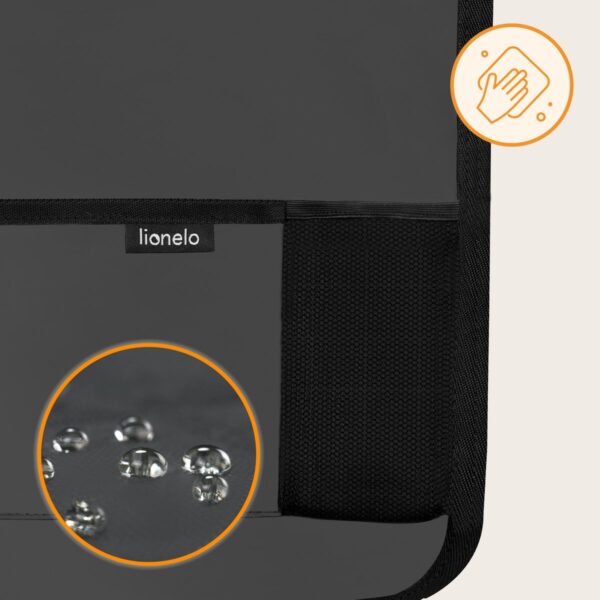 Autokreslini.lv | Seat Organizer krēsla aizsargs ar mantu un planšetes kabatām krāsa Grey bilde #7