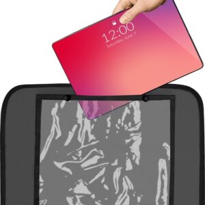 Lionelo Seat Organizer krēsla aizsargs ar mantu un planšetes kabatām krāsa Grey