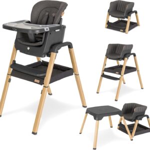 Tutti Bambini NOVA bērnu barošanas krēsls 7in1 krāsa Grey/Oak