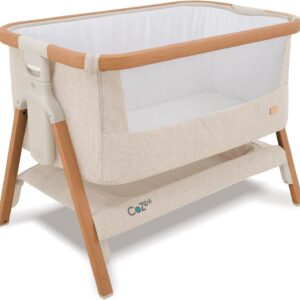 Tutti Bambini CoZee BEDSIDE mazuļu gultiņa krāsa WALNUT/ECRU