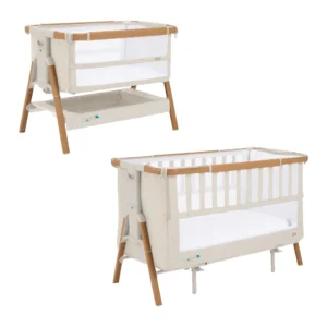 Tutti Bambini Cozee XL bērnu gultiņa krāsa Scandinavian Walnut-Ecru