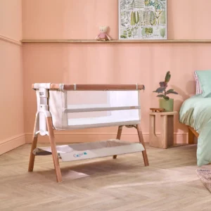 Tutti Bambini Cozee XL bērnu gultiņa krāsa Scandinavian Walnut-Ecru