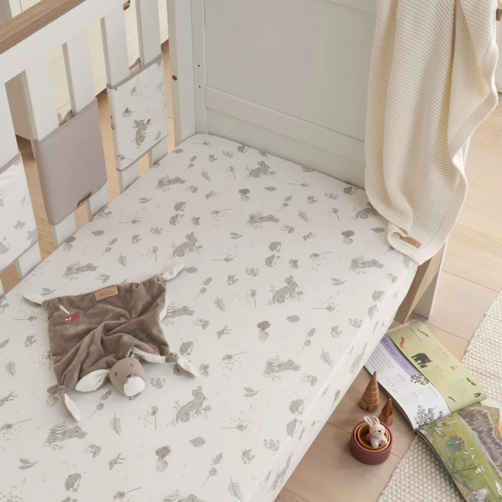 Tutti Bambini CoZee kokvilnas palagi ar gumiju 2 gab. krāsa Cocoon