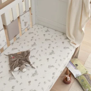 Tutti Bambini CoZee kokvilnas palagi ar gumiju 2 gab. krāsa Cocoon