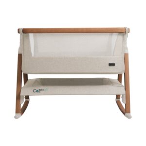 Tutti Bambini CoZee Air mazuļu gultiņa krāsa Scandinavian Walnut/Ecru
