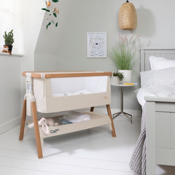 Autokreslini.lv | CoZee BEDSIDE mazuļu gultiņa krāsa WALNUT/ECRU bilde #9