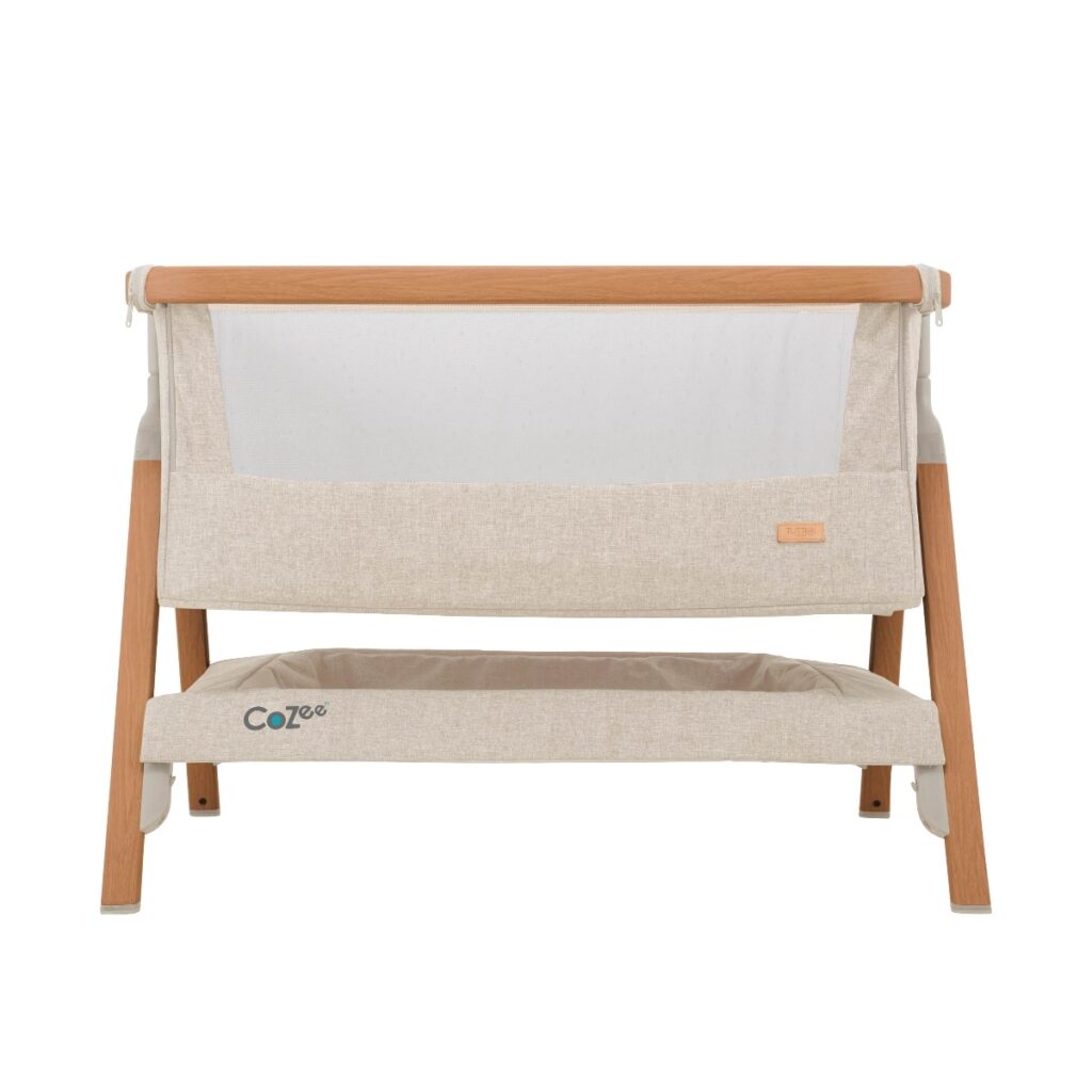 Tutti Bambini CoZee BEDSIDE mazuļu gultiņa krāsa WALNUT/ECRU