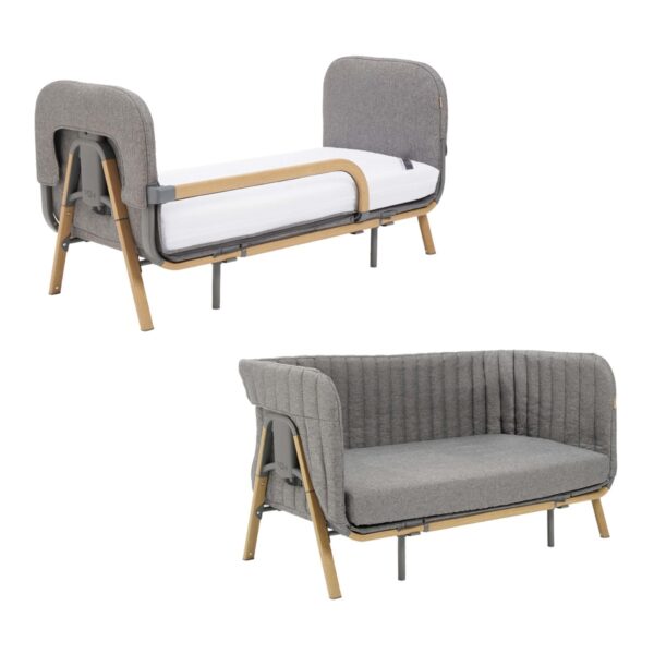 Autokreslini.lv | Cozee XL Junior gultiņa krāsa Oak/Charcoal bilde #1