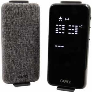 Capidi Premium Baby Alarm mazuļu rācija krāsa Black/ Grey case