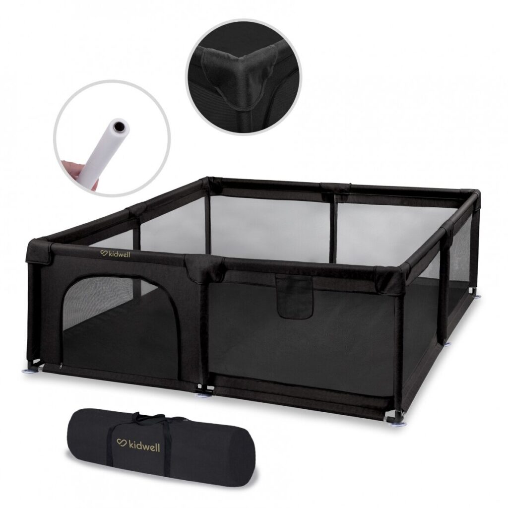 Kidwell FANKO XXL rotaļu manēža 202x182cm krāsa Black