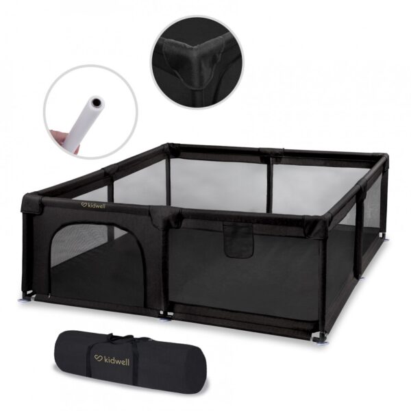Autokreslini.lv | FANKO XXL rotaļu manēža 202x182cm krāsa Black bilde #13