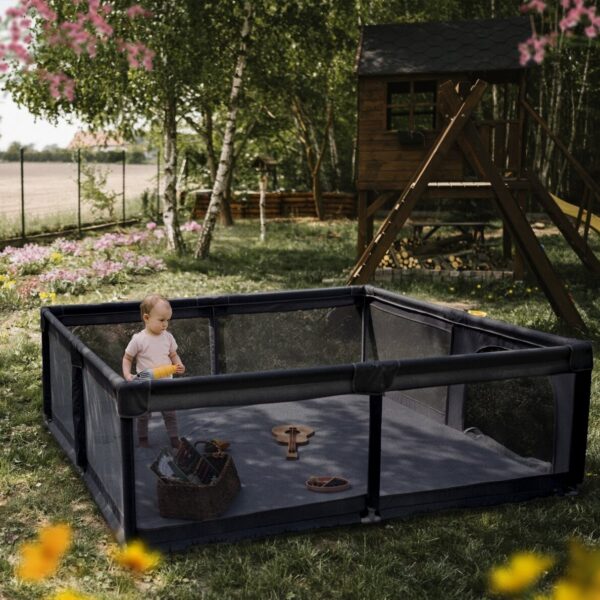 Autokreslini.lv | FANKO XXL rotaļu manēža 202x182cm krāsa Black bilde #19