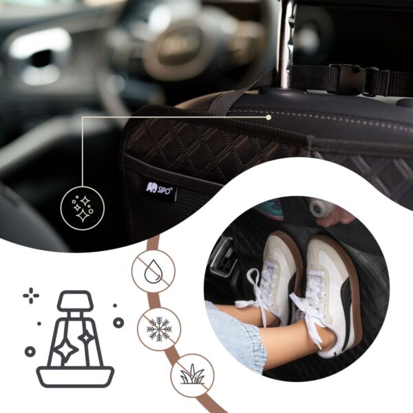 Autokreslini.lv | Car Seat Kick Mat automašīnas krēsla aizsargs bilde #3