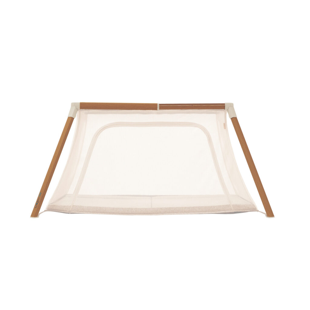 Tutti Bambini Cozee Go ceļojumu gultiņa krāsa Scandinavian Walnut/Ecru