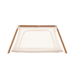 Tutti Bambini Cozee Go ceļojumu gultiņa krāsa Scandinavian Walnut/Ecru