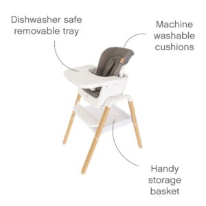 Tutti Bambini NOVA bērnu barošanas krēsls 7in1 krāsa White/Oak
